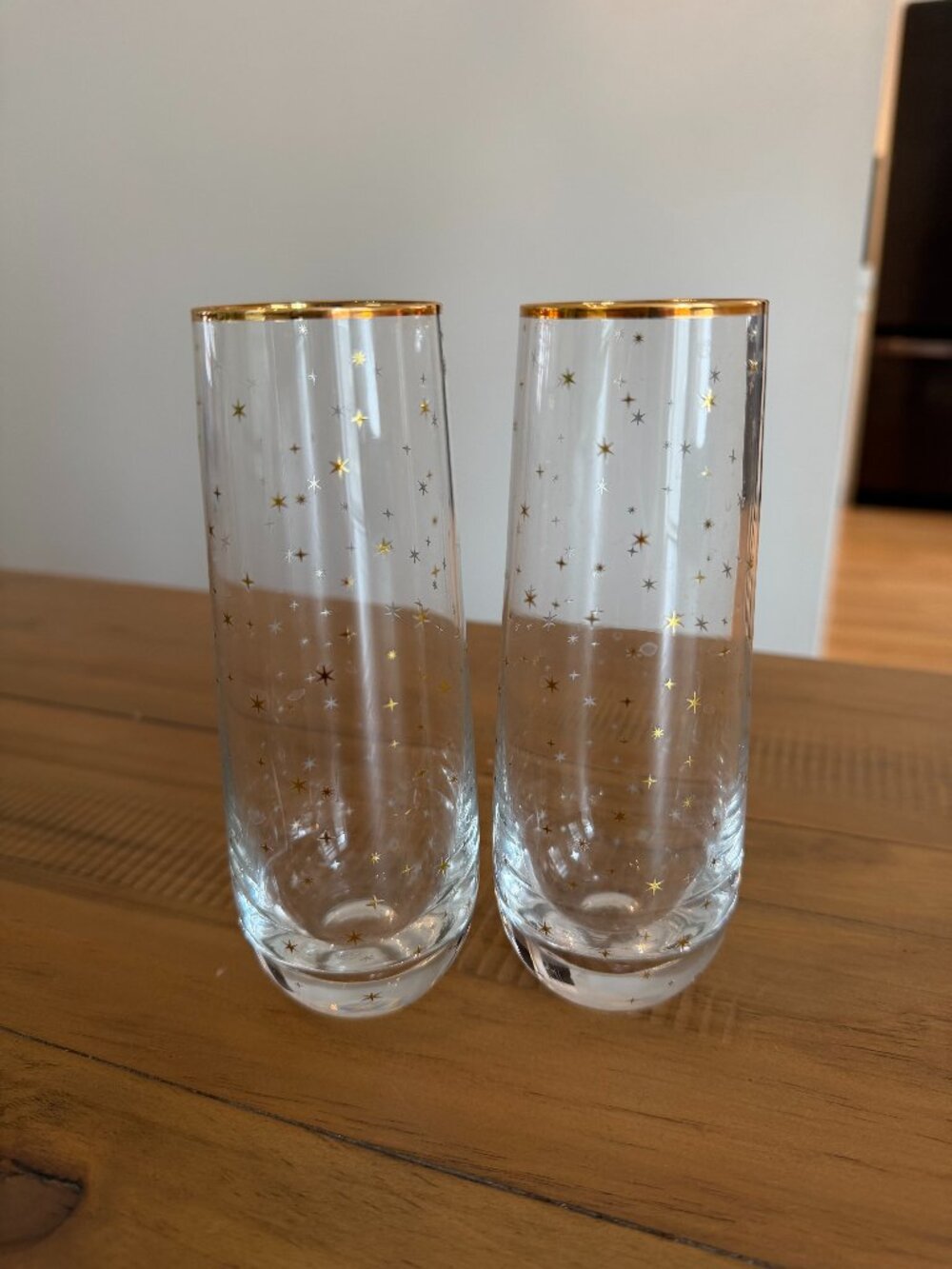 Stemless Champagne Glasses - Set of 2